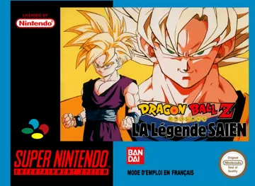 Dragon Ball Z - La Legende Saien (France) box cover front